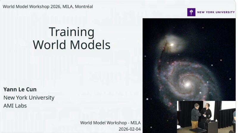 Yann LeCun'un World Model ve JEPA konulu sunumu